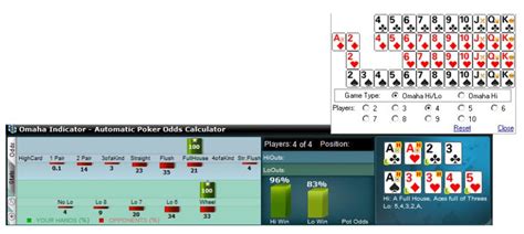 Calculadora de poker omaha