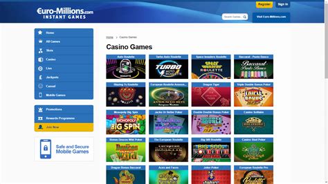 Euro millions com casino online