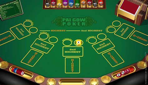 Pai gow poker bónus on line