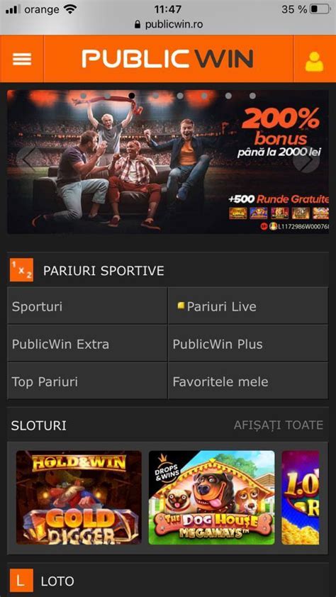 Publicwin casino app