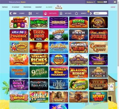 Slot shack casino aplicação